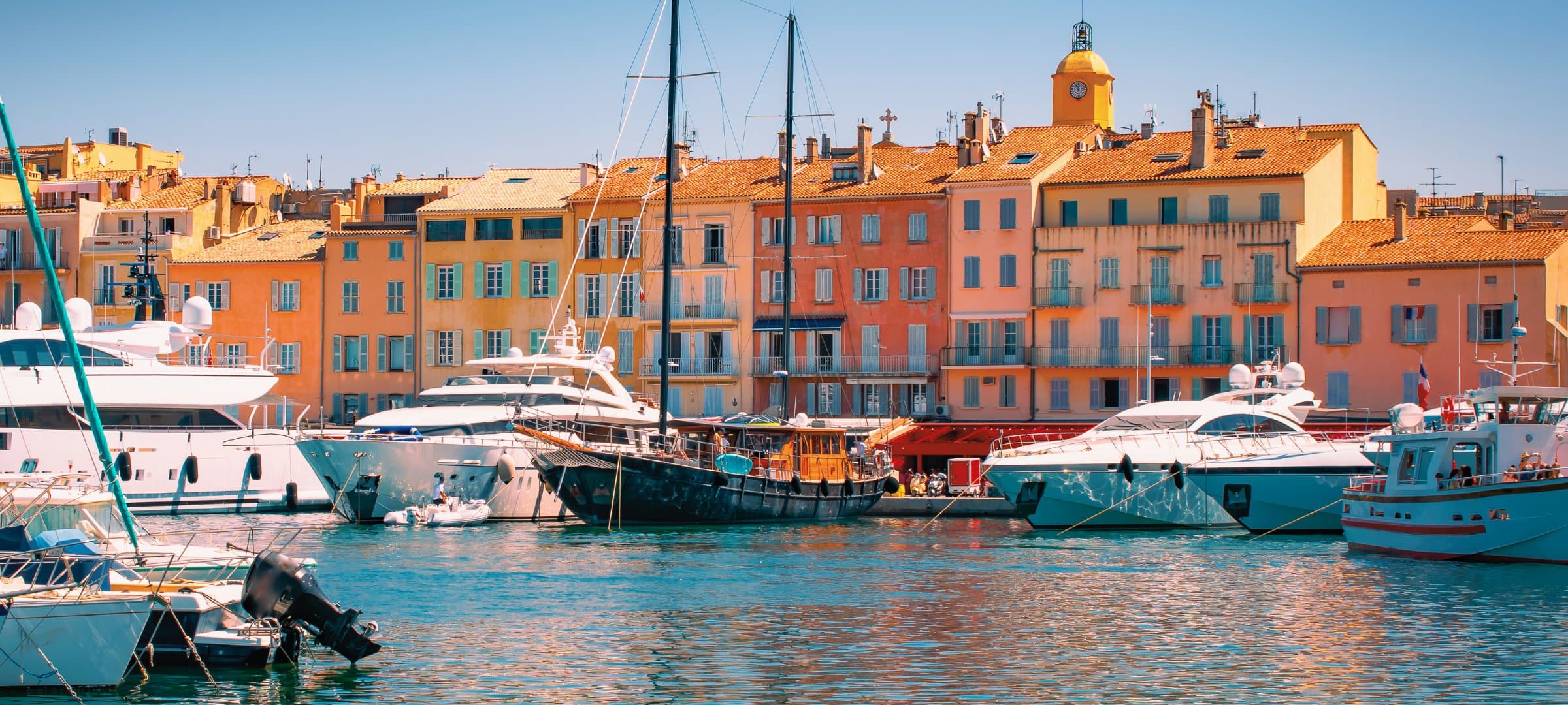 Vue panoramique sur Saint-Tropez